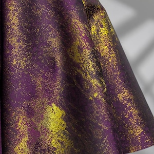 Purple Gilded double-sided jacquard fabric DIY handmade jacket dress skirt shirt pants suit coat clothing design material T25V143X240525C