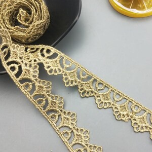 10 yards 2 cm 0.78 zoll gold muschel material nähen diy stoff stickerei kleid rock unterwäsche spitzenbesatz schleife z34e262l230713y