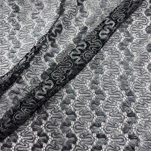 Silver black snake pattern wavy coating knitted fashion fabric skirt dress shirt pants suit vest clothing design material V51K387V260717C