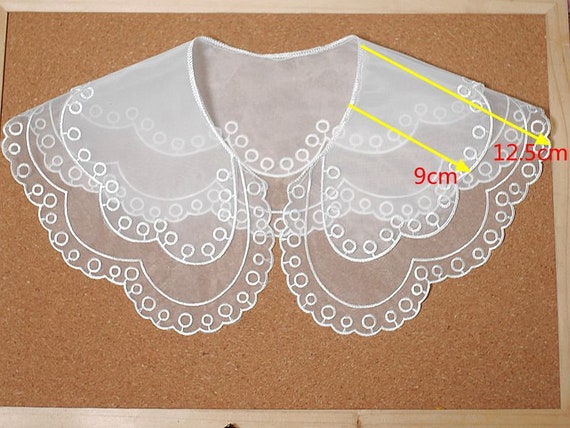 3pcs Ivory Organza Mesh Diy Dress Clothes Fabric Embroidered - Etsy