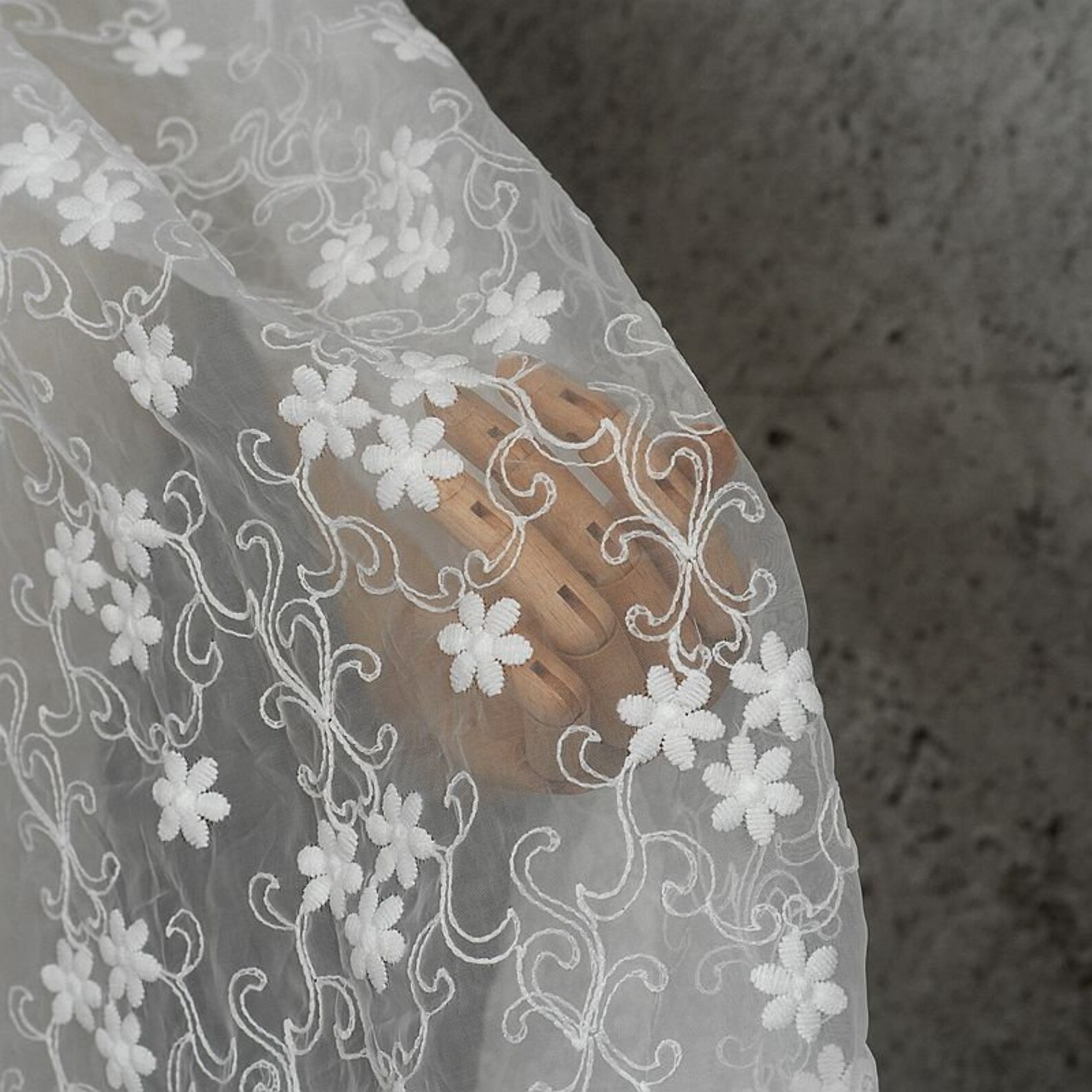 1X1.3meter wide ivory organza mesh gauze fabric 2 sides Etsy