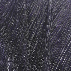 1.5 meters wide sparkling dark purple fine wrinkle evening dress skirt shirt decoration stage costume design fabric material C33K59V250223C