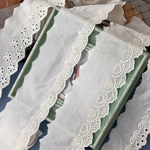 10 yards 5-10 cm breed beige katoenen holle stof geborduurde kantversiering lint jurk rok hoeden tas randtape accessoires N20T890P250616U