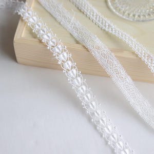 10 Meter 1,2-1,5 cm breit Elfenbein Hohlgewebe Stickerei Borte Bänder Spitzenbesatz Band Rock Kleid Einfassung Material Zubehör C35U22V241224G