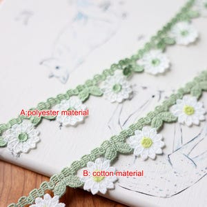 5 Meter 3cm breit Rüschenband zur Blumenstickerei Blumenspitze Spitzenbesatz Rockteil zur Zierde Spitze Rüschen