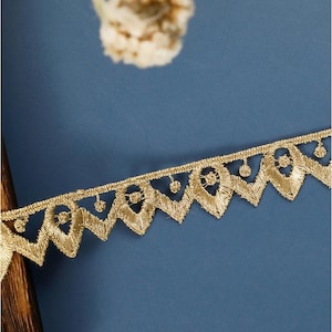5 yards 2 cm breite gold/silber borte stoff stickerei hochzeitskleid rock hemd kleidung borte spitzenband borte Z34E154M200628H
