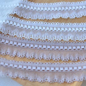 10メートル 2 cm 0.78インチ幅 アイボリー/ライトコーヒー 伸縮性のあるメッシュレーストリムリボン DIY 子供用スカート ドレス ランジェリー 下着 素材 S18E1205P250430T