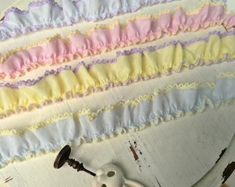 5 meterS 2.8cm 1.1" wide cotton ruffle pleat doll skirt dress cuffs edge material decoration accessories lace trim ribbon C5V1217B250217Y