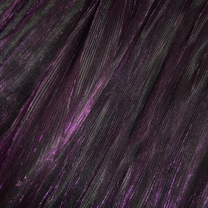 1.5 meters wide shinny dark purple gradient Texture Laser Wrinkle fabric mesh handmade DIY skirt dress shirt design material C33K98V250224C