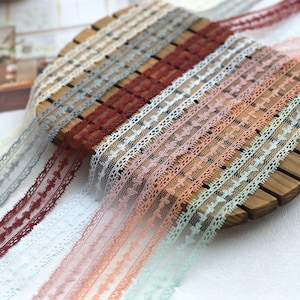 10 Meter 2,8 cm 1,1 "breite Gaze Netz Spitze Spitzenband Handarbeit Unterwäsche Rock Kleid Bordüre Dekoration Material B14T1596P250303U