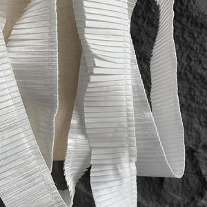 2 Meter 5 cm breit Satin Rüsche Falten Rock Kleid Ärmel Manschette Saum Einfassung Dekoration Spitzenzierband V37G31L240912P