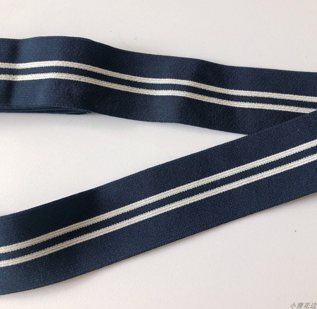 10 Yardas Encaje Decorativo 13mm Banda Elástica Cinta Negro
