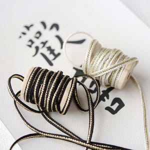 10 Meter 3 mm breites schwarz/ivory gold Borte Webspitzenband DIY Kleidungszubehör Manschetten Rock Kleid Einfassung Material C35U61P241228G