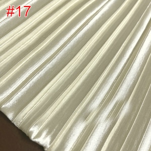 21 Farbe high-end faltig akkordeon weich stoff rüschen falte hochzeitskleid rock hemd hosen tasche design kleidung material l33k43p240324r s