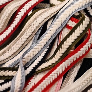 10m breites geflochtenes Spitzenband Baumwolle geflochtenes Spitzenband DIY Jacke Kleidung Schuhe Hüte Tasche Accessoires N20T877P250608U