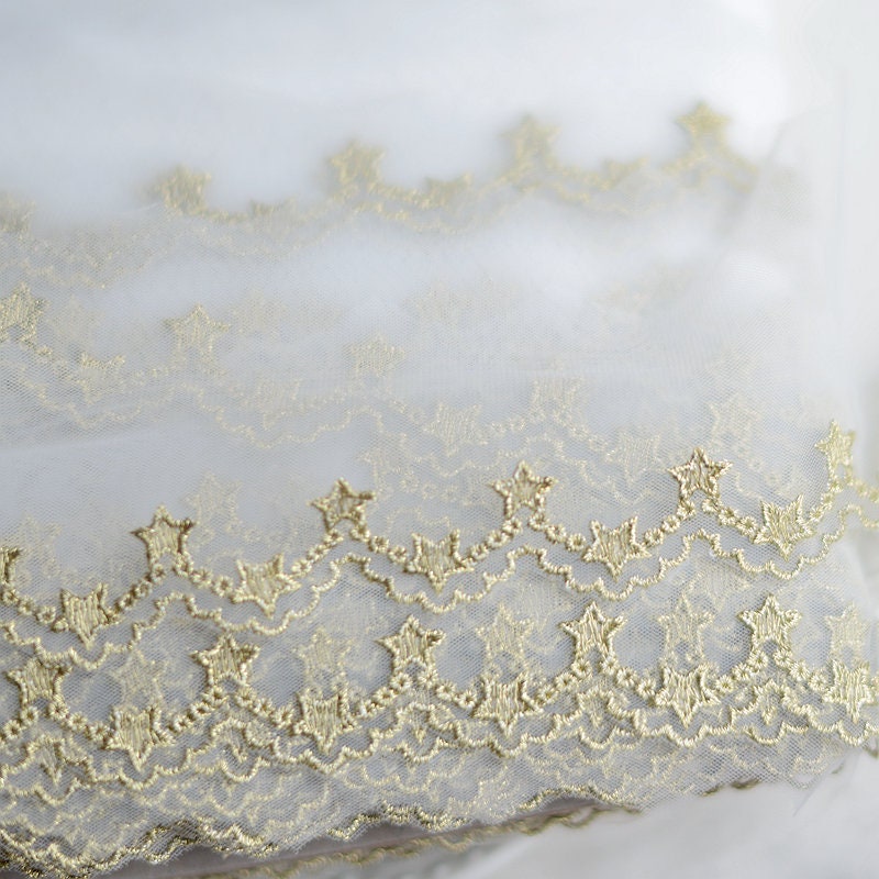 Cotton Fabric Ribbon Trim Airmail