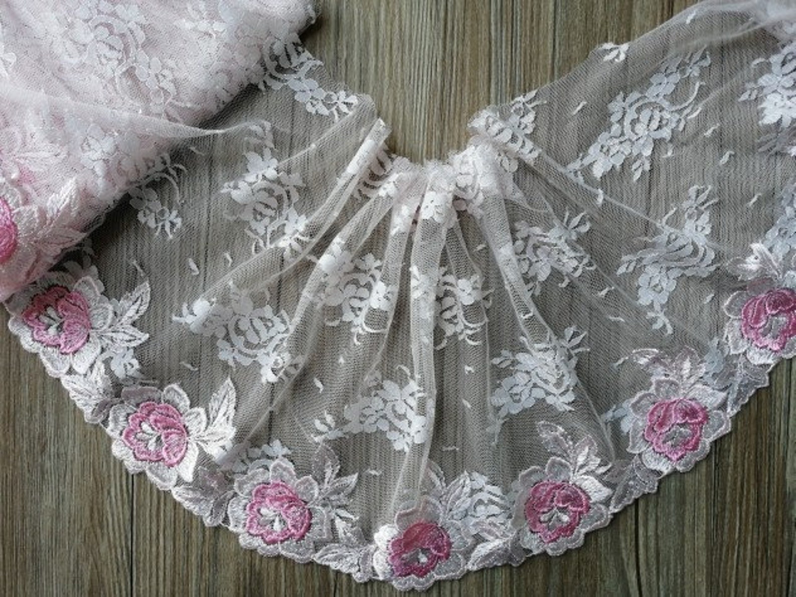 5 yard 21cm 8.26 wide pink mesh gauze dress fabric dress Etsy