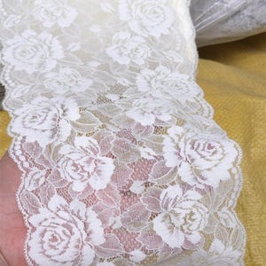 5 Meter 17 cm 6,69 "breites hellgelbes Netz Spitzenband Band Plissee Rüsche DIY Kleid Rock Vorhang Kragen Kante Zubehör C24X1009L250518C