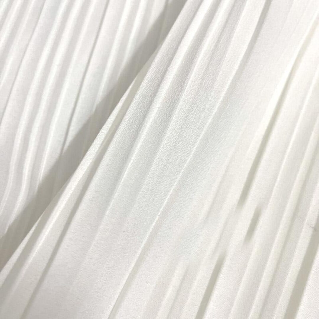 1.5 Meters Wide Ivory Box Pleat Ruffle Pearl Yarn Chiffon Fabric ...