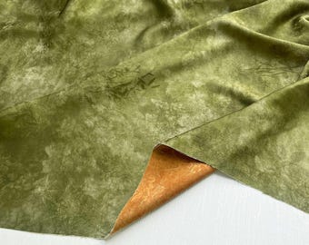 1.5 meterS wide Green Bamboo Flower Dark Pattern Double sided Printed Fabric pants dress skirt shirt clothing design material Y29C88L250820V