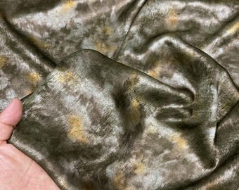 1.5 meters wide Silky drooping tea brown satin fabric handmade DIY formal dress skirt shirt pants clothing design material V51K34V250721C