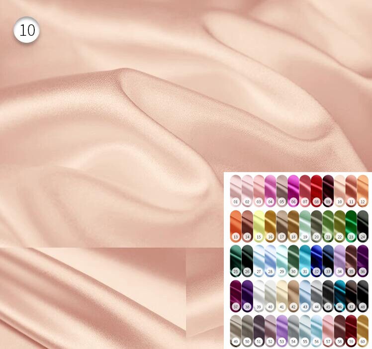 Silk Satin Fabric by the Yard and by the Meter in All Colors, Pleasant to  Touch Silk Material, Wholesale Satin Fabrics Wedding Decor 