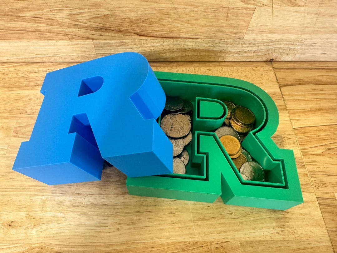 R In Box Letter The Letter R Box - Etsy