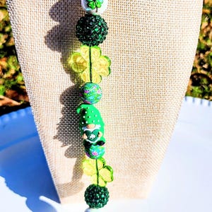 Be My Gnomie St Patricks Day-sleutelhanger met kralen