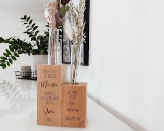 Flower vase "Even better than having you as their mom is that our children have you as their grandma"