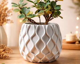 Minimalist Geometric Plant Pot | Contemporary Home Decor