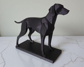 Hunting Dog Sculpture | 3D Printed Dog Statue