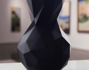Modern Geometric Vase | Contemporary Sculptural Vase
