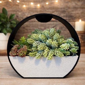 Doniczka do roślin deszczowych z tacką odpływową