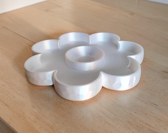 Flower Shaped Snack Tray