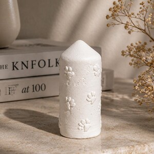 Raw White Pet Loss Memorial Gift