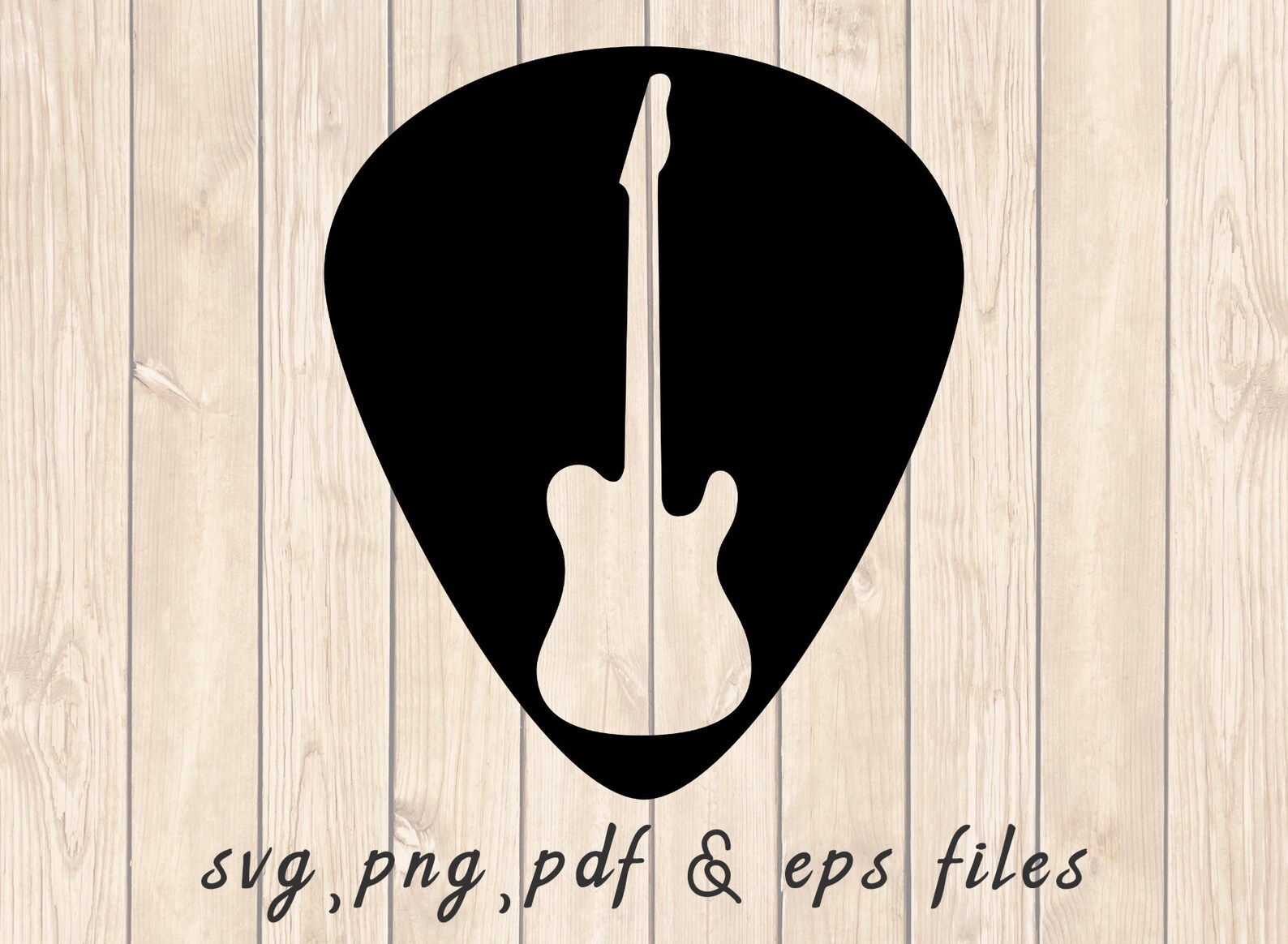 Country Guitar Pick SVG PNG PDF Craft Cutting File Etsy