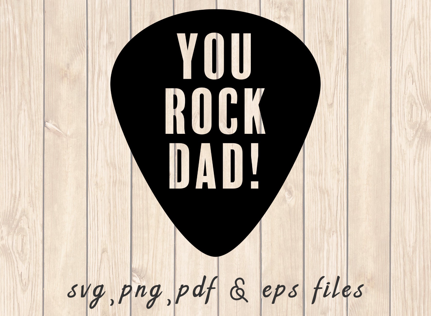 You Rock Dad Printable