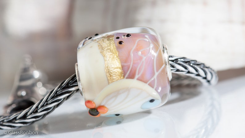 Small Core Artisan Bead Lily Ladybug SRA Lampwork Beads BHB