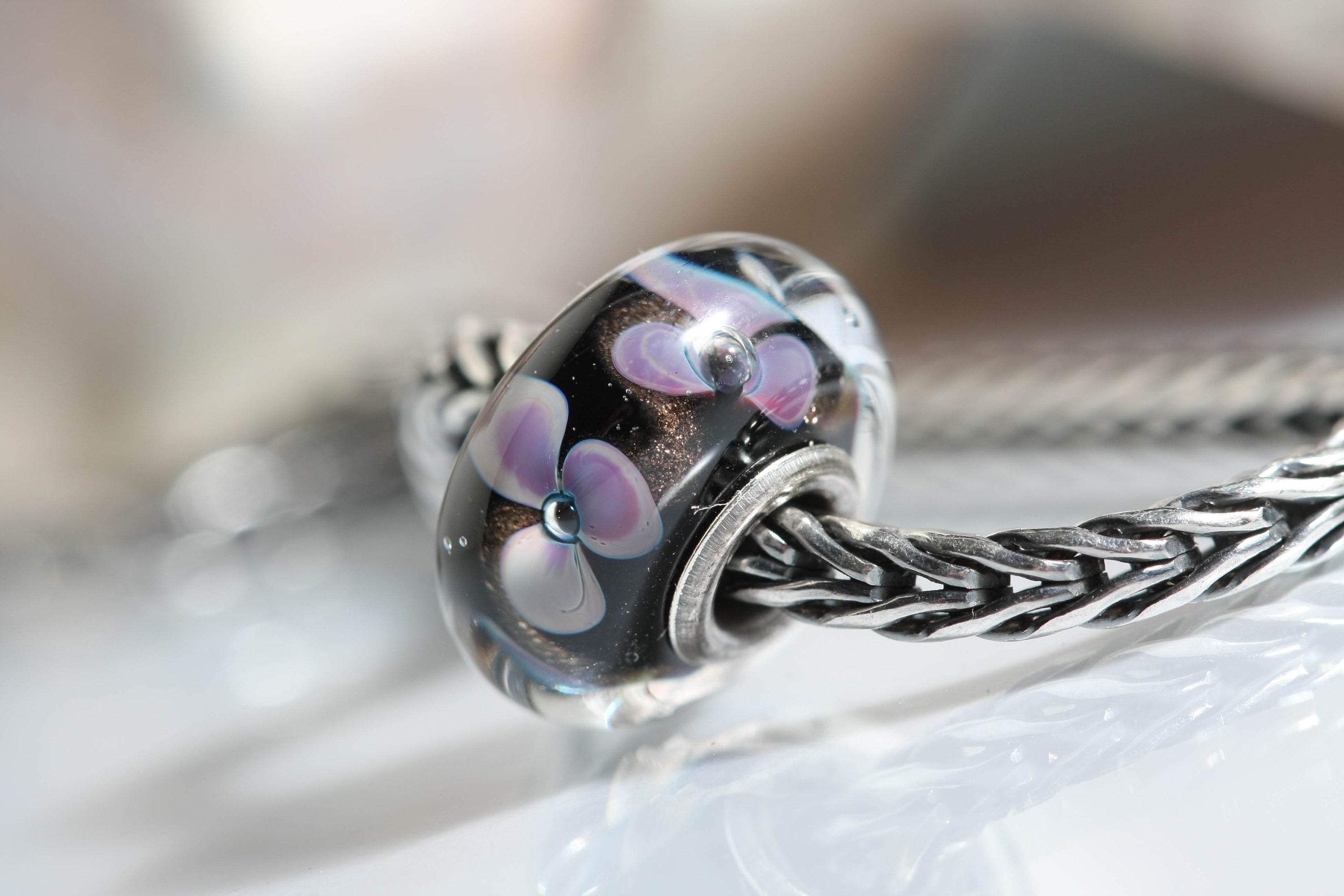 Small Core Sea Glass Artisan Bead SRA Lampwork Beads BHB