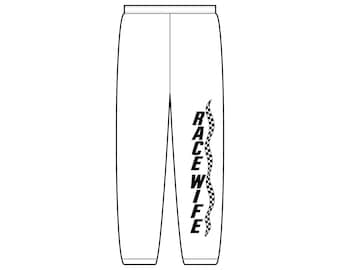 Race Wife Checkered Flag Sweatpants