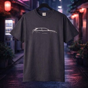Minimal JDM Hatchback T-Shirt | Comfort Colors, Automotive Tee