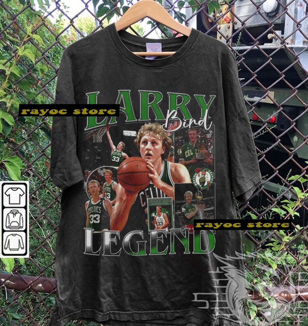 Vintage 90s Graphic Style Larry Bird Tshirt Larry Bird Etsy UK