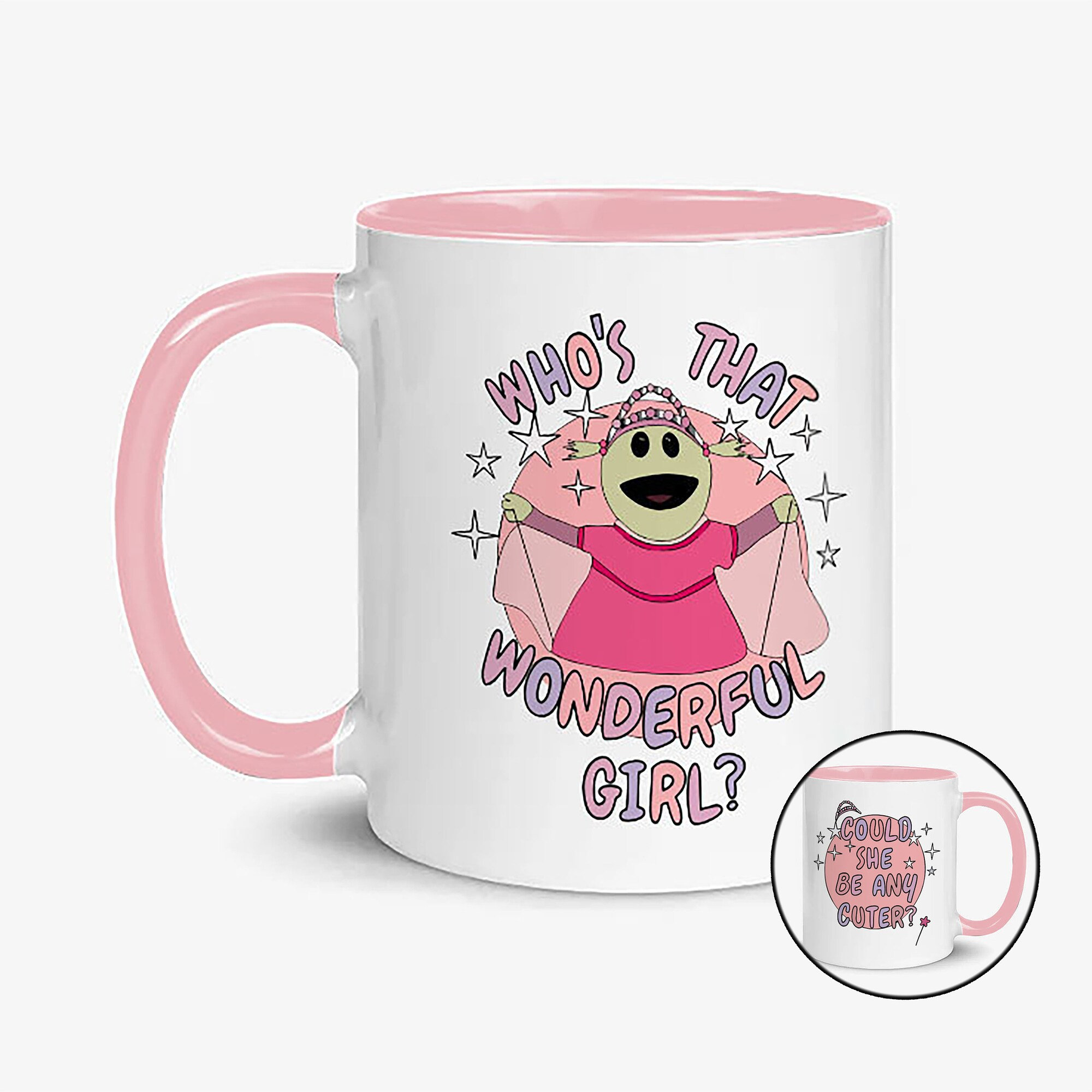 Discover Whos That Wonderful Girl Mona Nanalan Mug