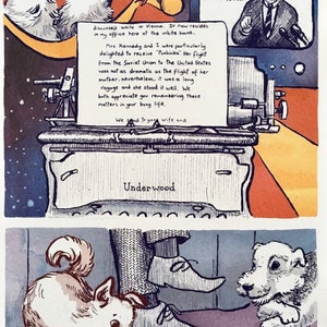 Pushinka Comic A Cold War Era Dog Romance image 4