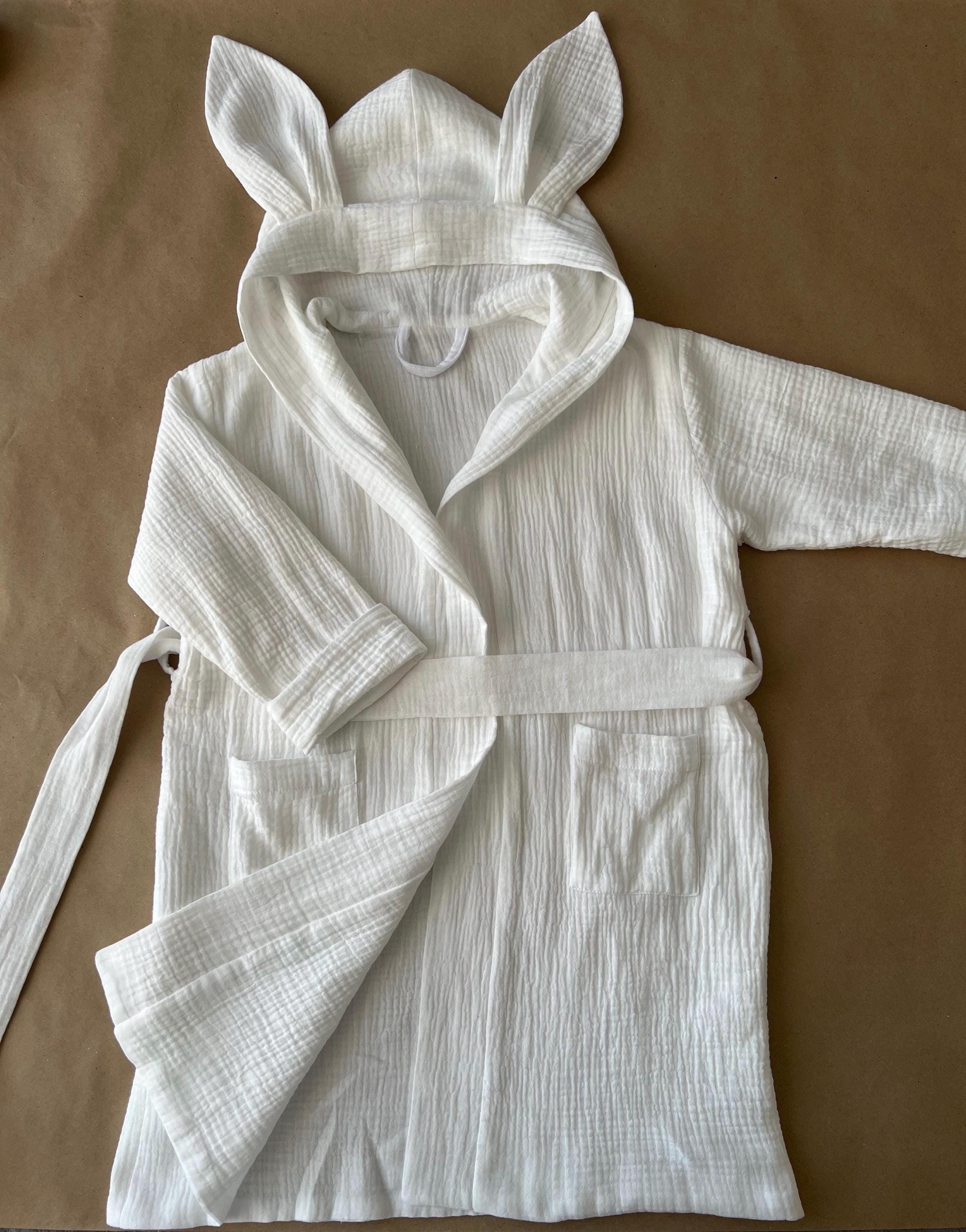 Basic Hooded Robe Pattern Easy Kids Hooded Robe Pattern | Bathrobe Sewing Pattern PDF | Beginner ...