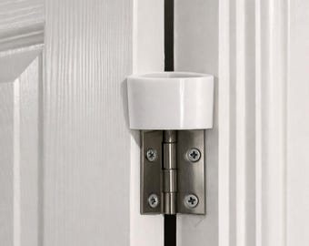 Drop‑In Universal Door Holder | No‑Drill Door Stop | Quiet Door Wedge for Hinges | Renter‑Friendly Door Holder | Keeps Doors Open Safely