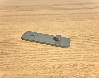 Restrictor de ventilación para ventanas para gatos – Bloqueo de ventilación de PVC – Tope de ventilación de seguridad para gatos de interior – Bloqueo de ventana impreso en 3D (Negro/Gris/Blanco)