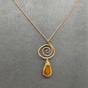 Playful Copper Necklace