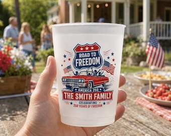 Celebrando los 250 años de libertad de Estados Unidos: Tazas personalizadas