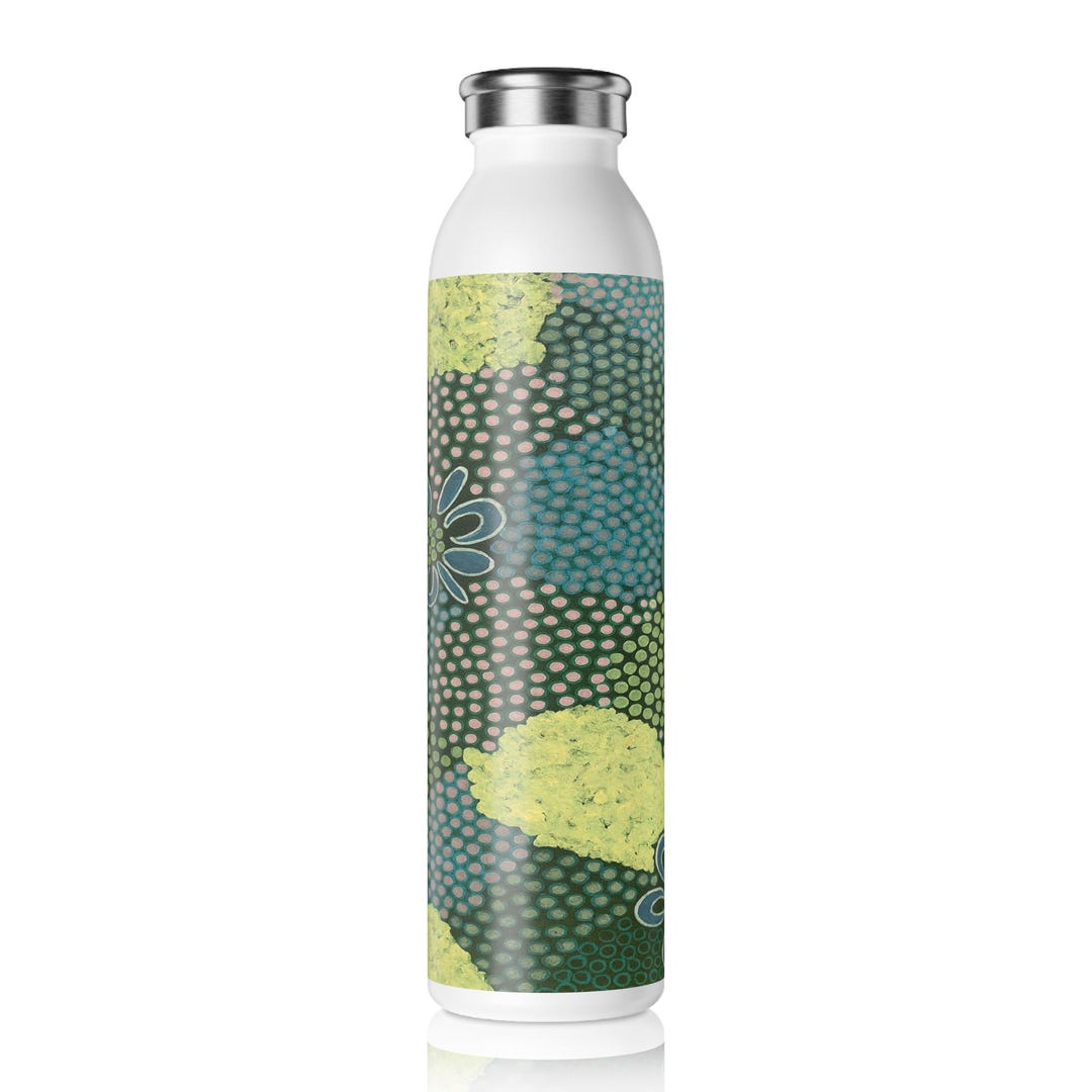 Garden Geometry- Slim Water Bottle - Etsy